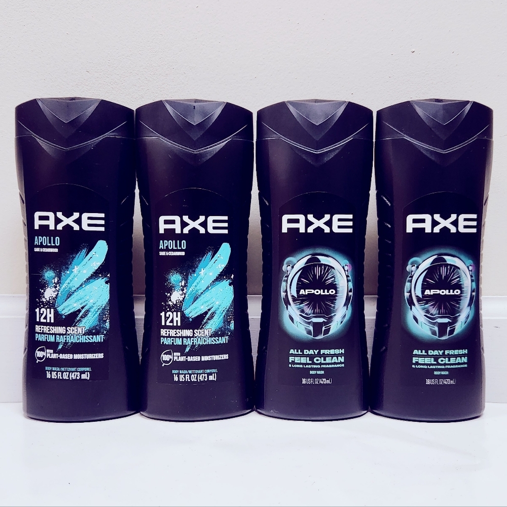 Axe Apollo Body Wash Sage & Cedarwood Bundle